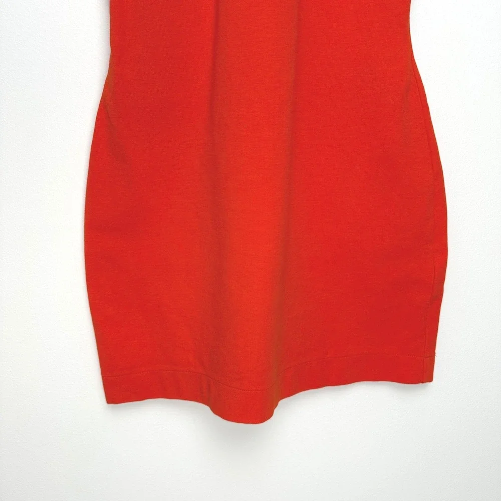 Kate Spade Saturday Orange Retro‎ Bodycon Mini Dress M